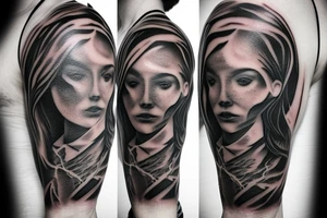 lightning storm tattoo idea