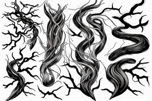 lightning storm tattoo idea