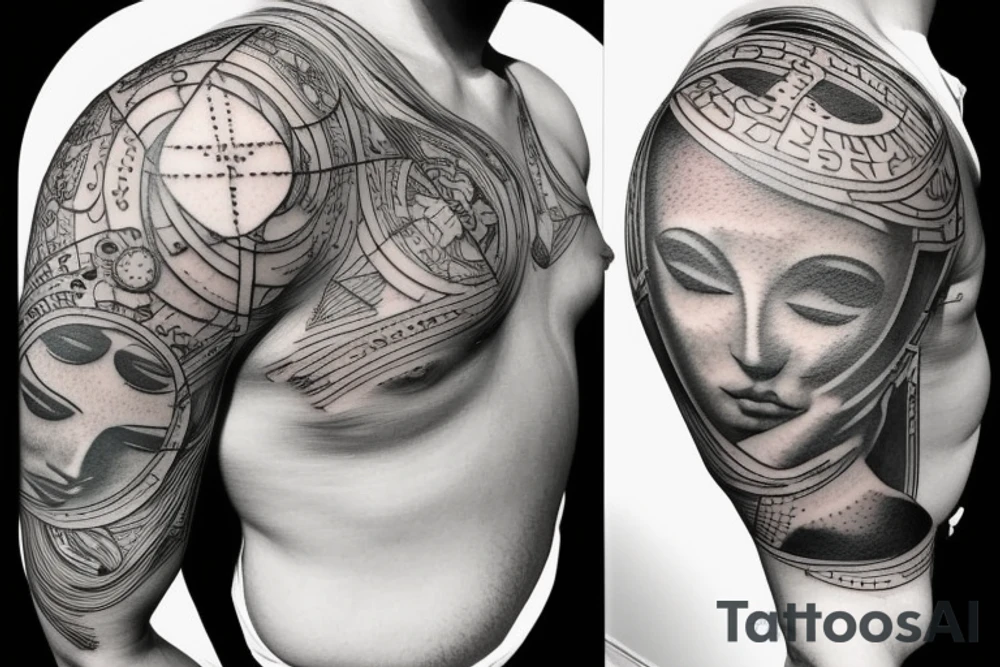 Globe tattoo idea