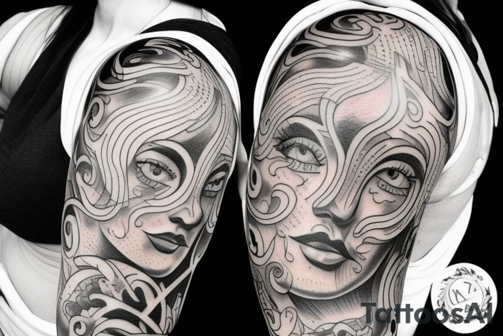 Globe tattoo idea