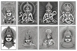 Hindu god tattoo idea
