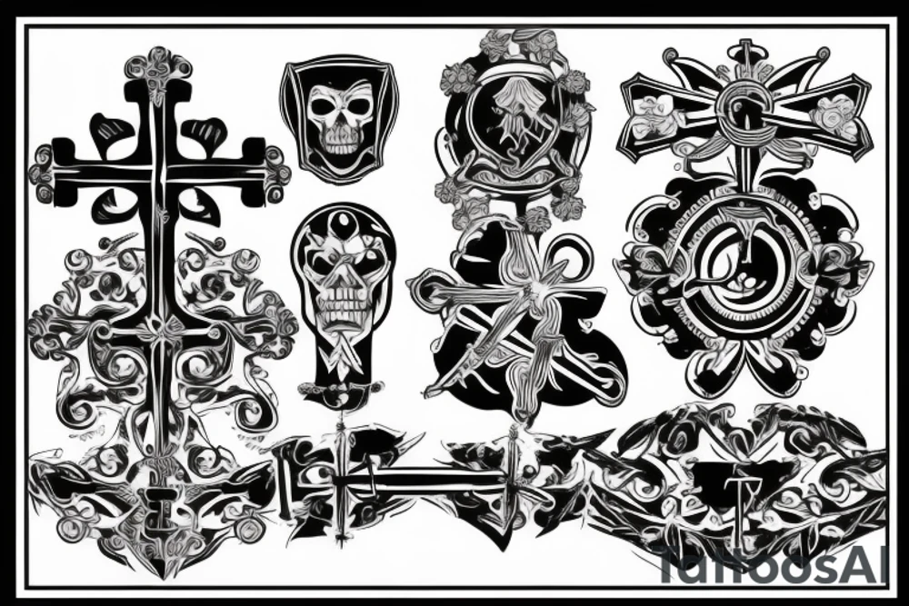cross tattoo idea