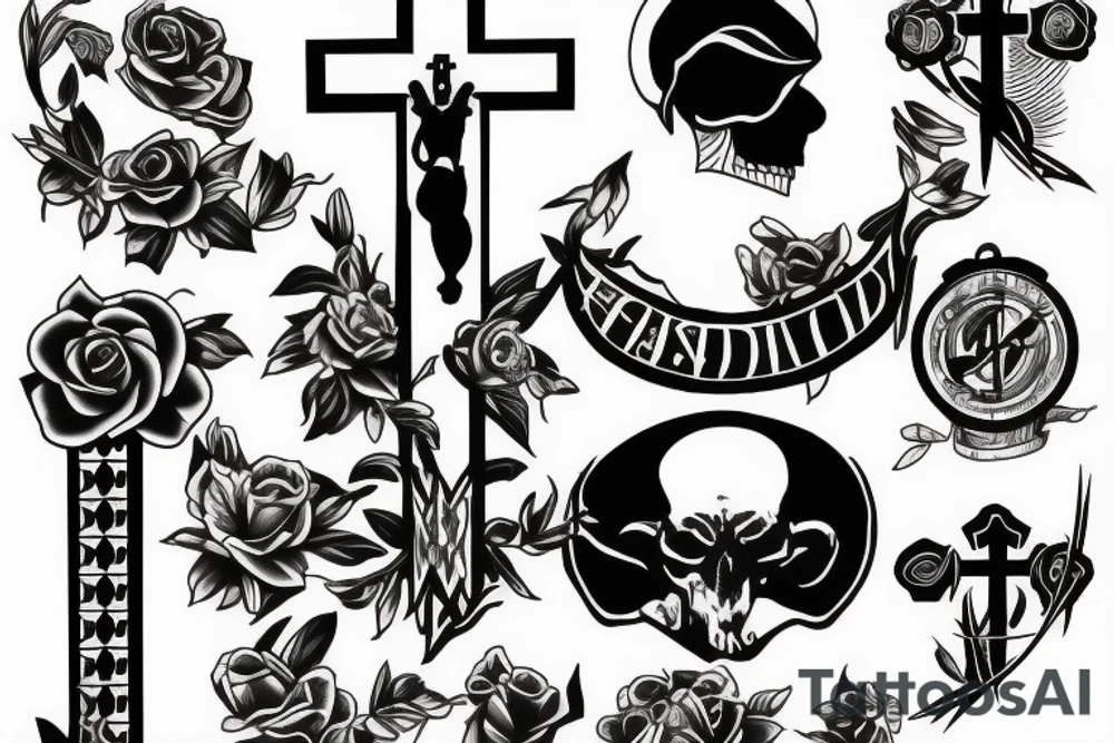 cross tattoo idea