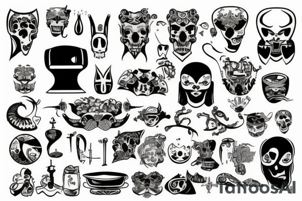 Smak design for Man tattoo idea