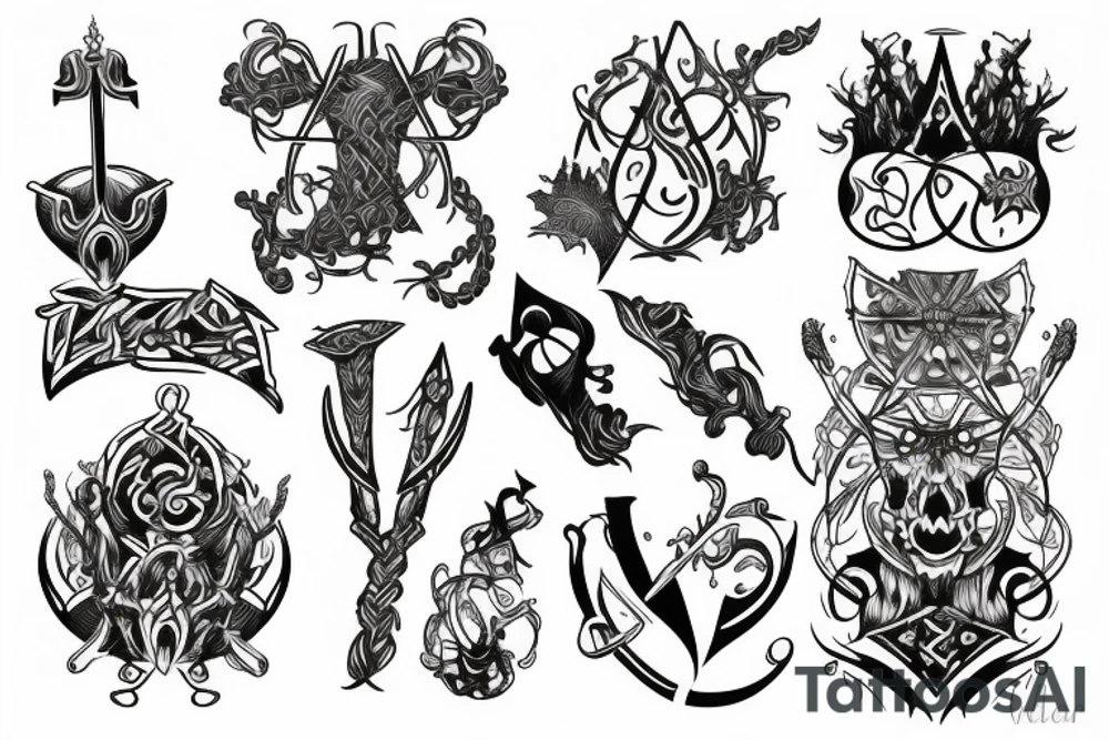 Trident tattoo idea