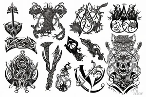 Trident tattoo idea