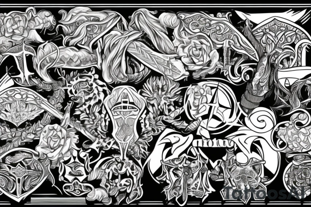 Trident tattoo idea