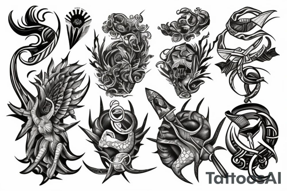 Trident tattoo idea