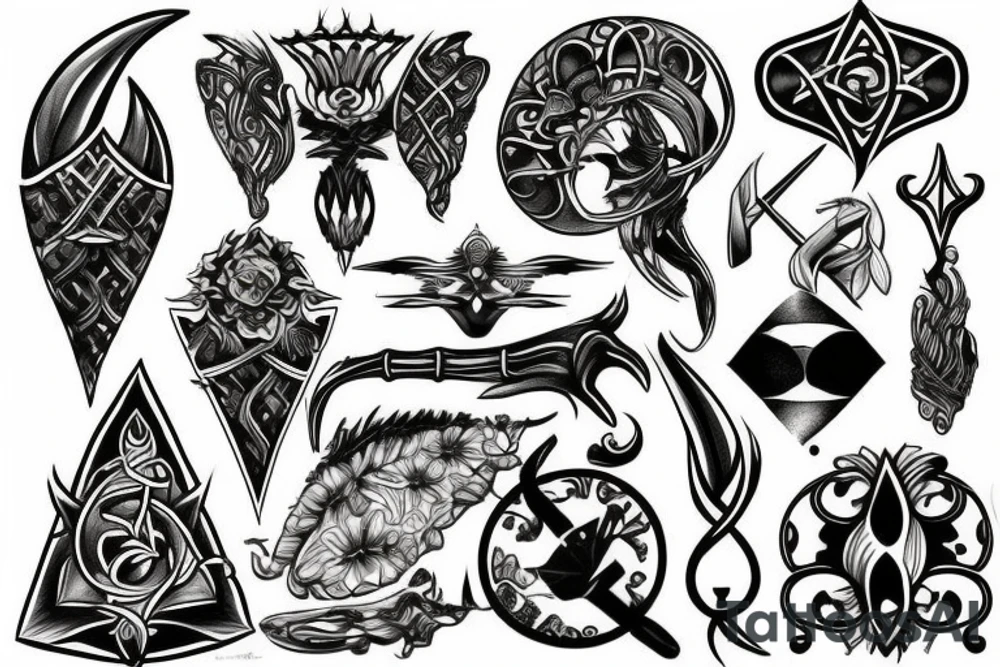 Trident tattoo idea