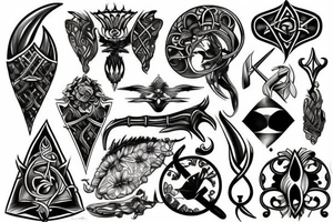 Trident tattoo idea