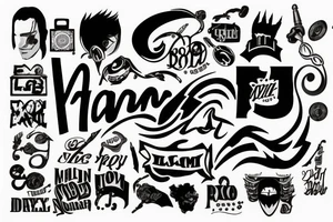 Name Liam tattoo idea