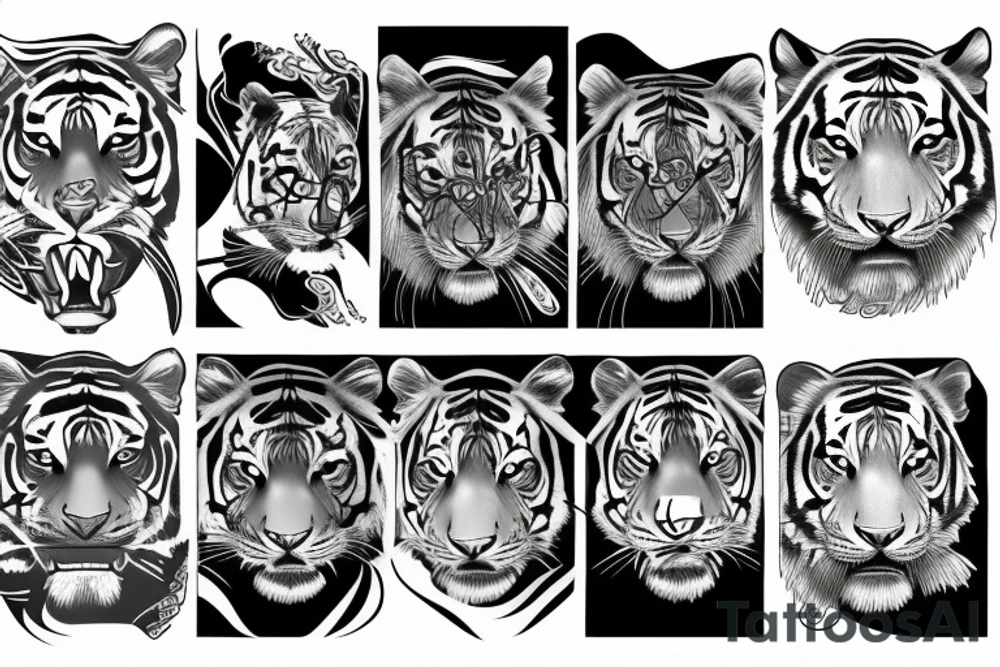 Tiger tattoo idea