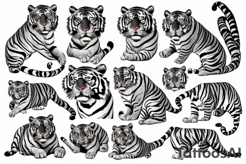 Tiger tattoo idea