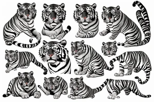 Tiger tattoo idea