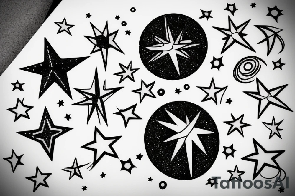 star constellation tattoo idea