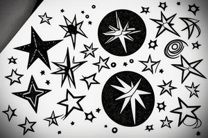 star constellation tattoo idea