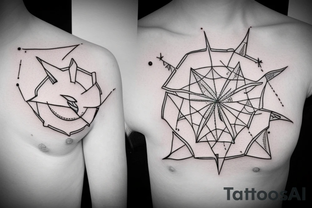 star constellation tattoo idea