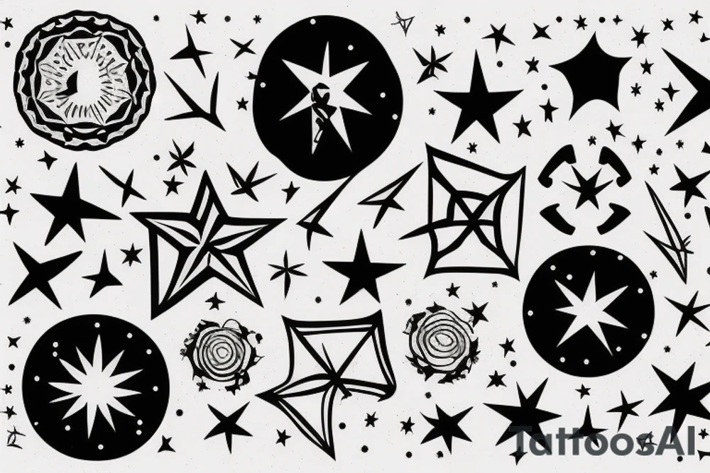 star constellation tattoo idea