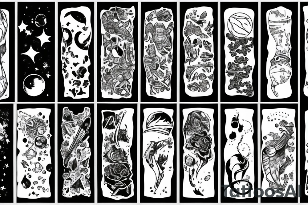space tattoo idea
