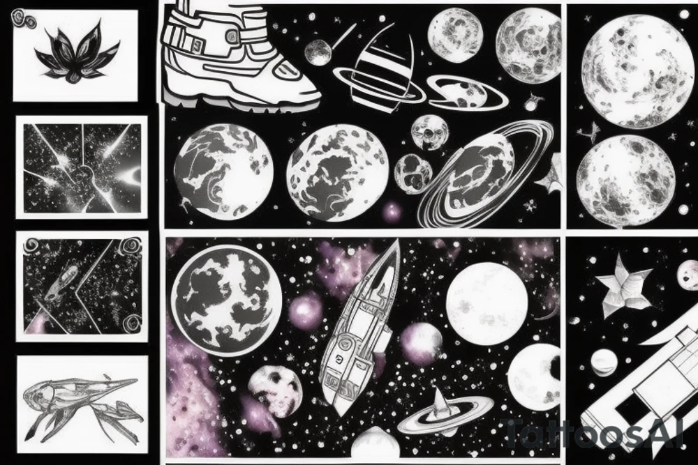 space tattoo idea