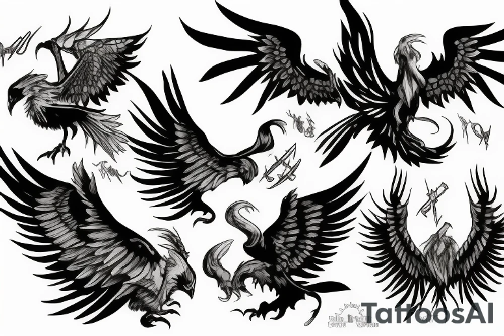 Phoenix Harry Potter always tattoo idea