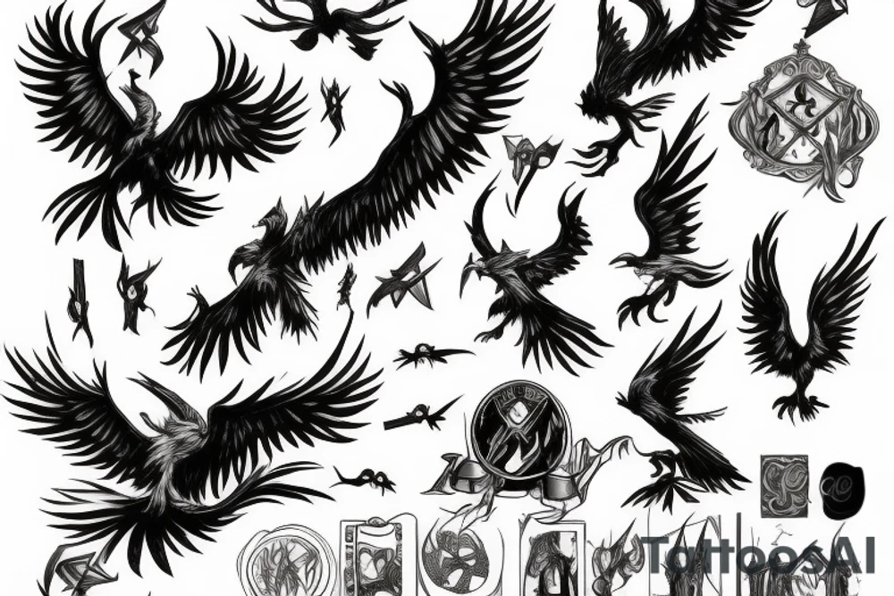 Phoenix Harry Potter always tattoo idea