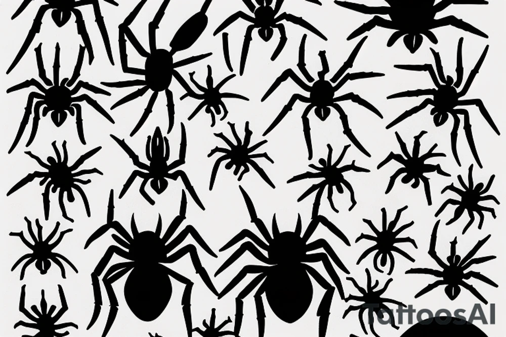 Spider tattoo idea