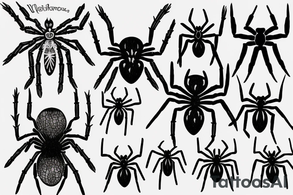 Spider tattoo idea