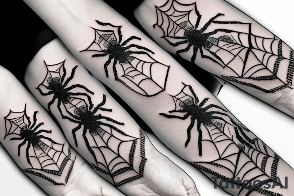 Spider tattoo idea