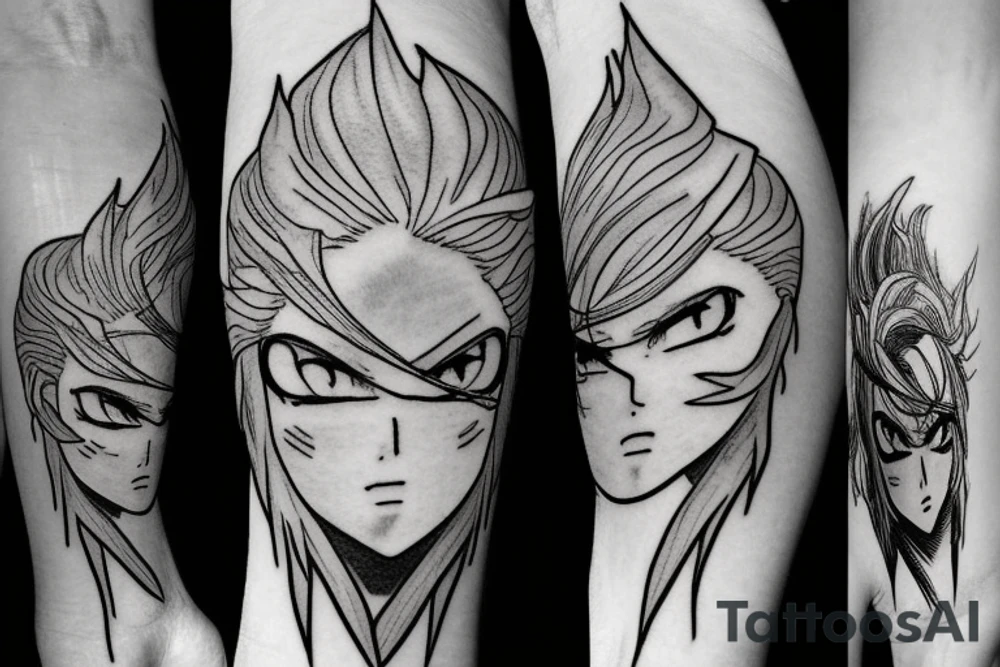 Anime Lightning tattoo idea
