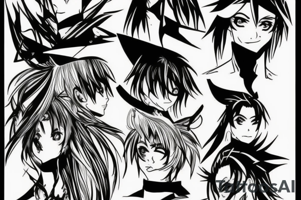 Anime Lightning tattoo idea