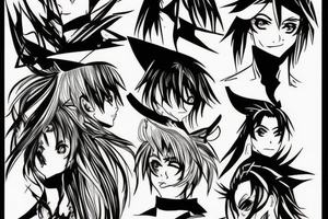 Anime Lightning tattoo idea
