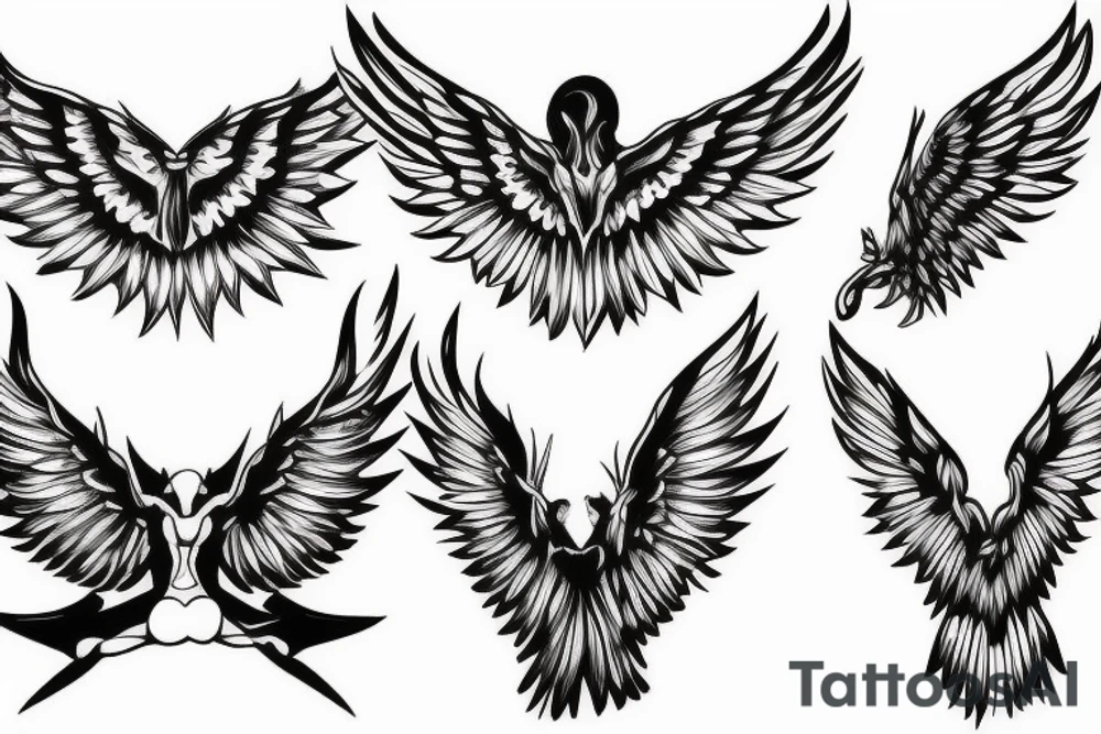Wings tattoo idea