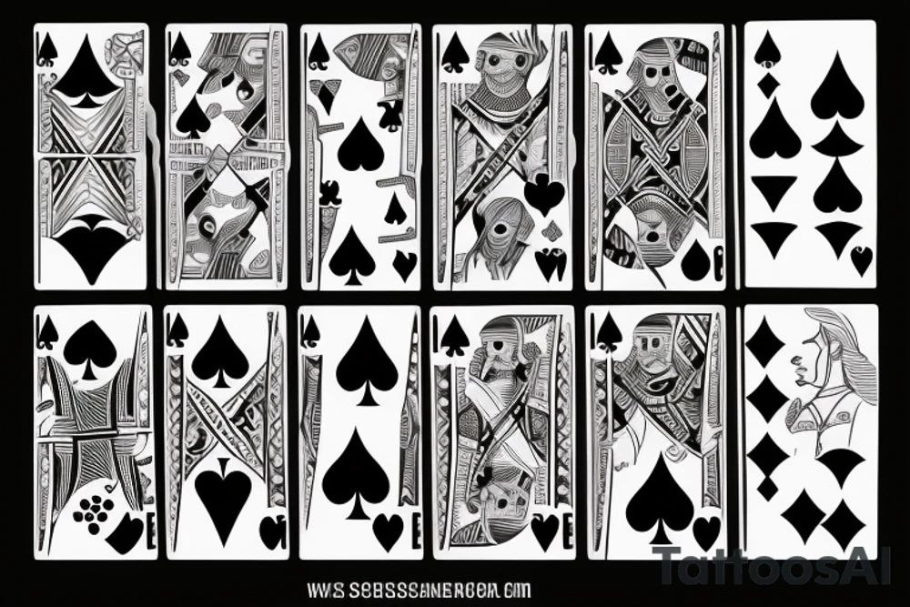 Playing cards or dice somthing that symbolise gambling tattoo idea Playing cards or dice somthing that symbolise gambling tattoo idea