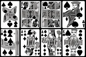 Playing cards or dice somthing that symbolise gambling tattoo idea