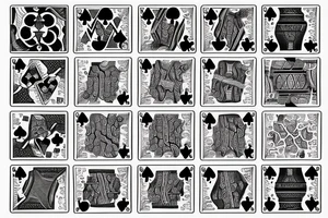 Playing cards or dice somthing that symbolise gambling tattoo idea