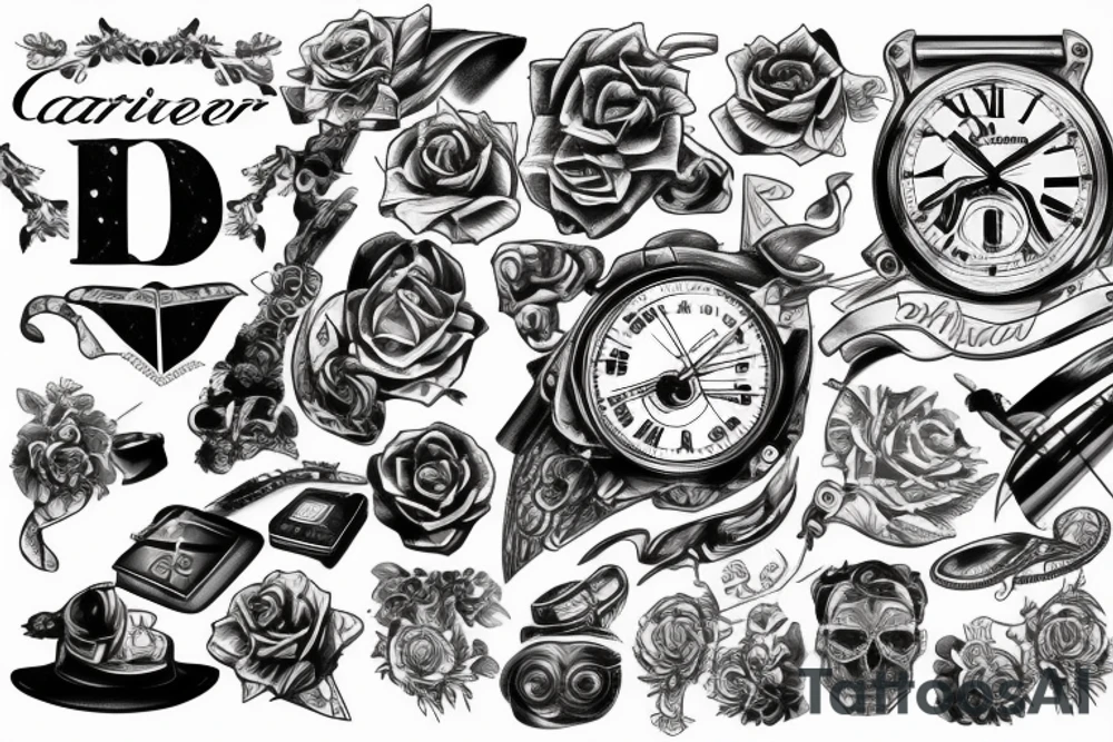 Cartier crash tattoo idea