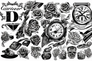 Cartier crash tattoo idea