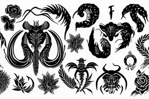 Aries Scorpio Leo horoscope tattoo tattoo idea