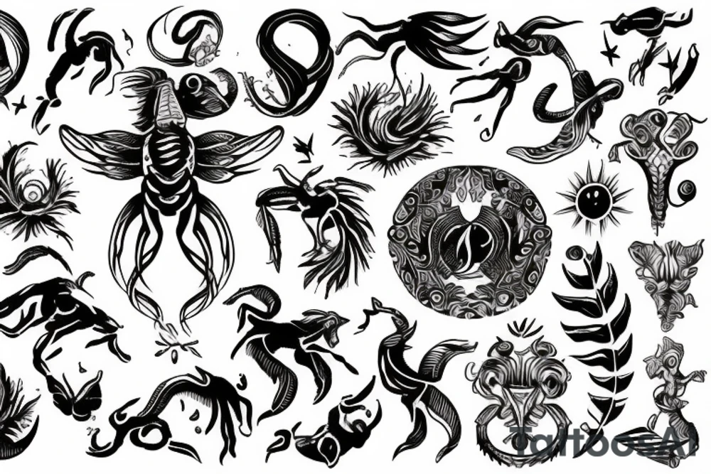 Scorpio  horoscope tattoo design tattoo idea