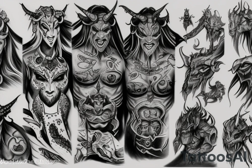 illidan tattoo idea