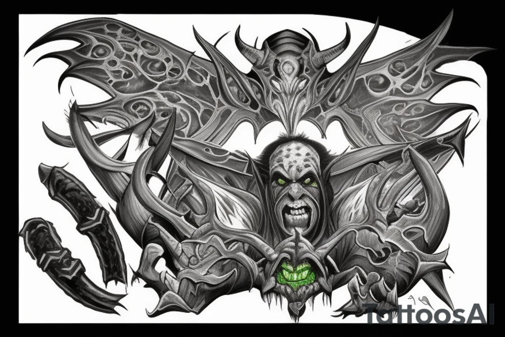 illidan tattoo idea