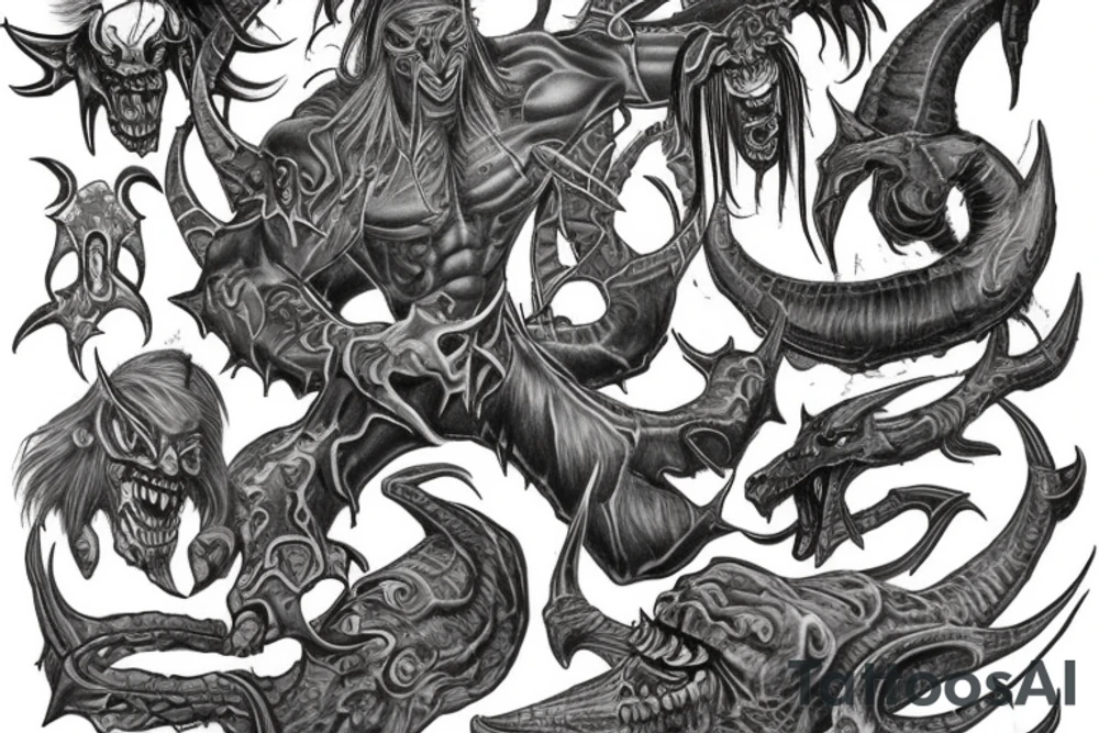 illidan tattoo idea