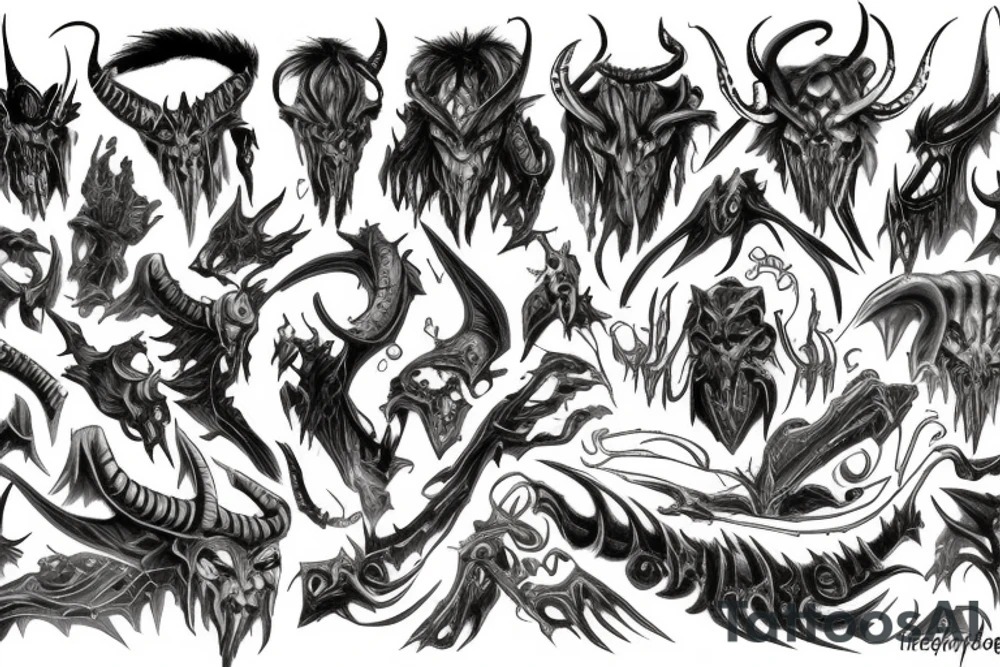 illidan tattoo idea