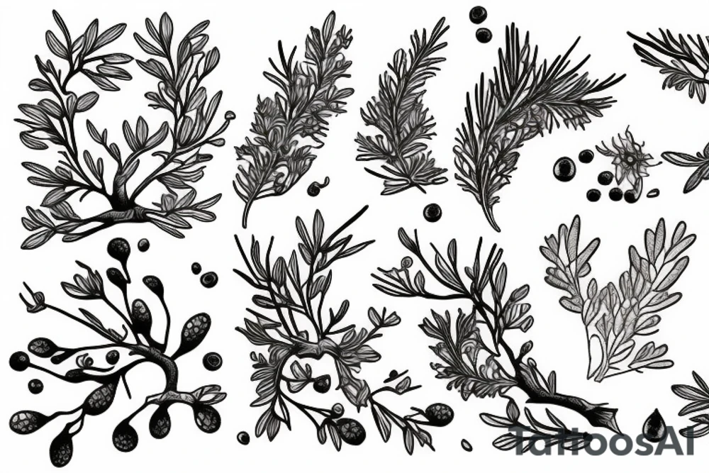 juniper berries tattoo idea