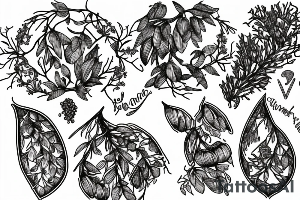 juniper berries tattoo idea