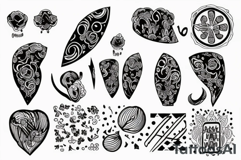 orange tattoo idea