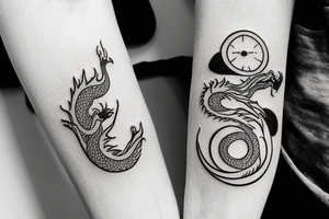 dragon bracelet Hayao Miyazaki tattoo idea