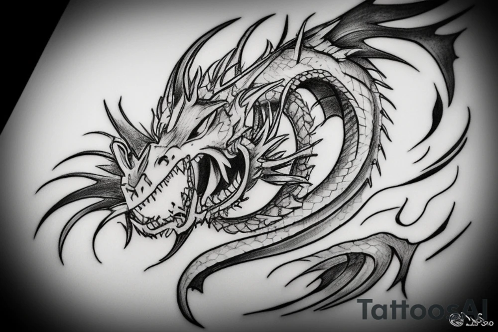 dragon bracelet Hayao Miyazaki tattoo idea