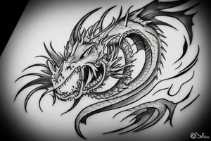 dragon bracelet Hayao Miyazaki tattoo idea
